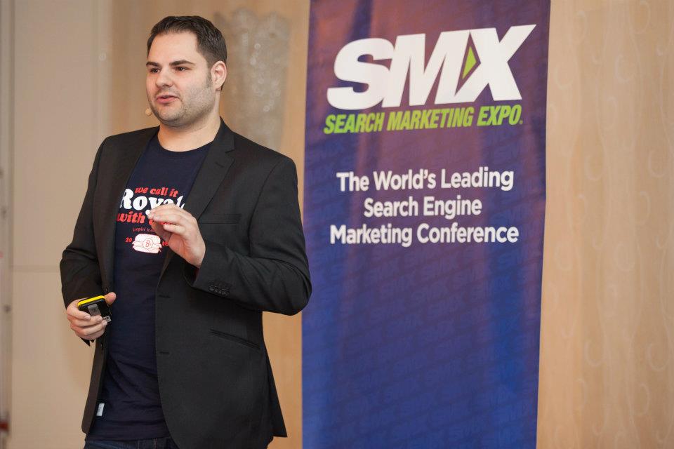 Timon auf der SMX 2012 als Speaker